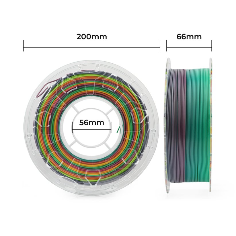 Creality CR-PLA Filament 1.75 mm 1 kg |  Rainbow