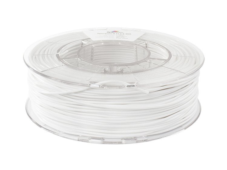 Spectrum filament S-Flex 90A 1.75mm 0.5kg | White - Polar White