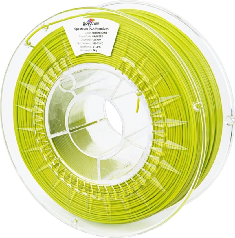 Filament Spectrum PLA Premium 1.75mm TOOLING LIME 1kg