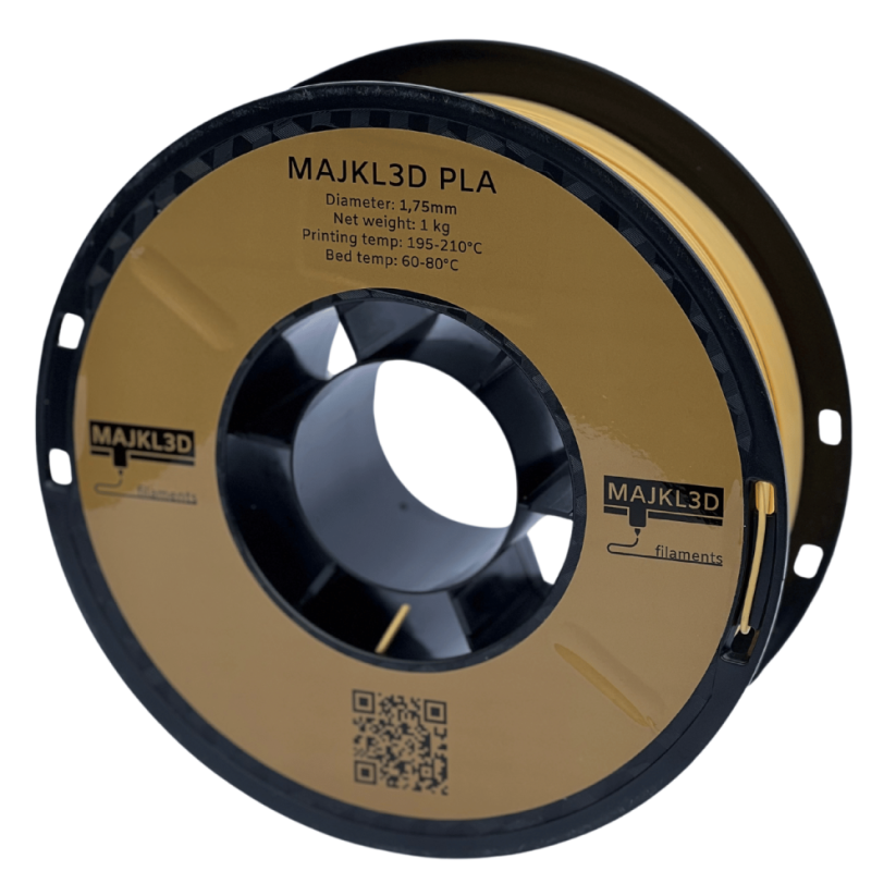 Majkl3D-Filaments PLA 1.75mm 1kg | Gold