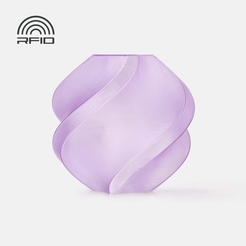 Bambu Lab Filament PETG Translucent 1kg, with spool | Fialová