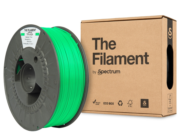 Filament "The Filament" TPU-82A 1.75mm GREEN 1kg