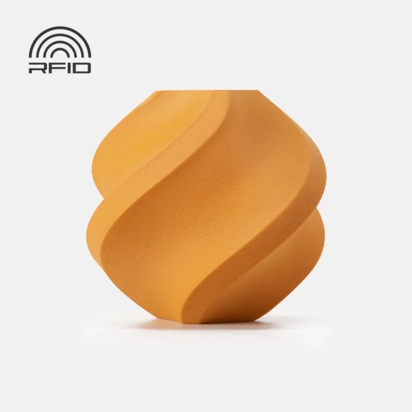 Bambu Lab filament PLA Wood, 1kg with spool | Ochre Yellow