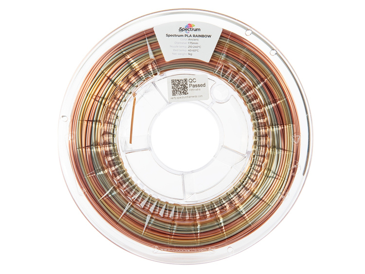 Spectrum filament PLA SILK RAINBOW 1.75mm 1kg | ANCIENT