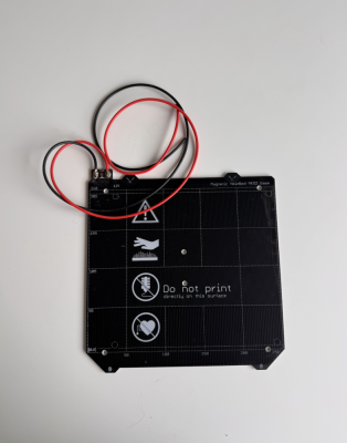Prusa vyhřívaná magnetická podložka MK52 pro Prusa MK3/MK3S, 12V - klon