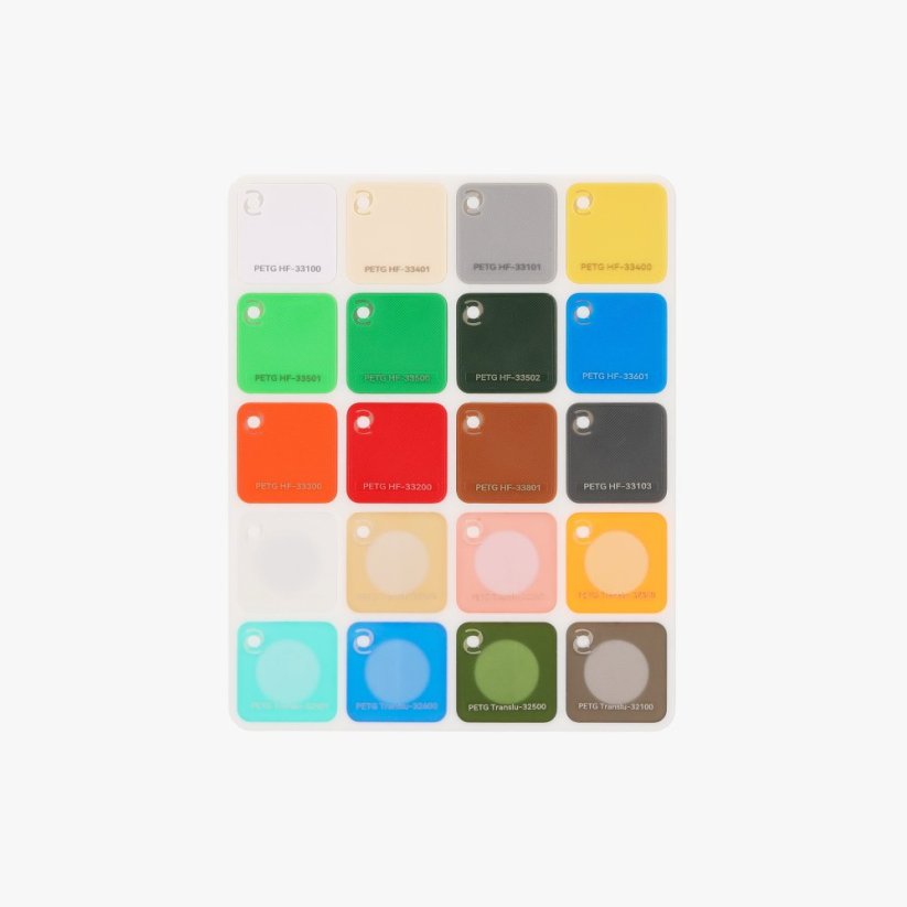 Bambu Lab Filament Swatches
