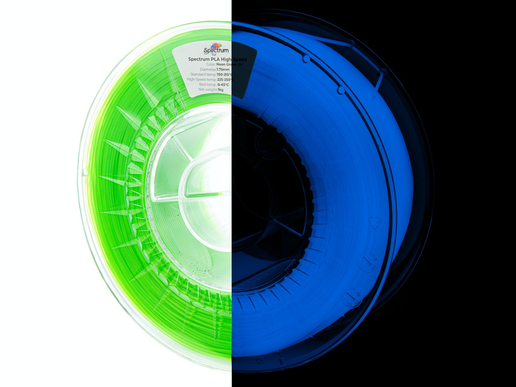 Spectrum Filament PLA High Speed 1.75mm 1kg | Neon Green UV