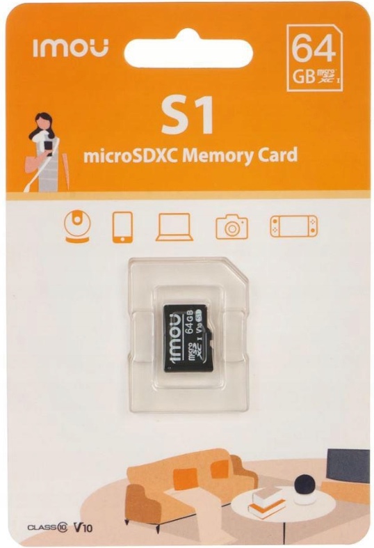 Paměťová karta microSD IMOU 64GB