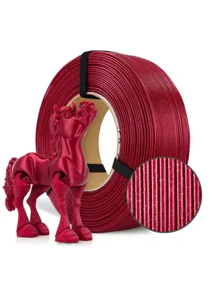 Rosa3D Filament PLA Galaxy 1.75, 1kg, Refill | Červená - Red Wine