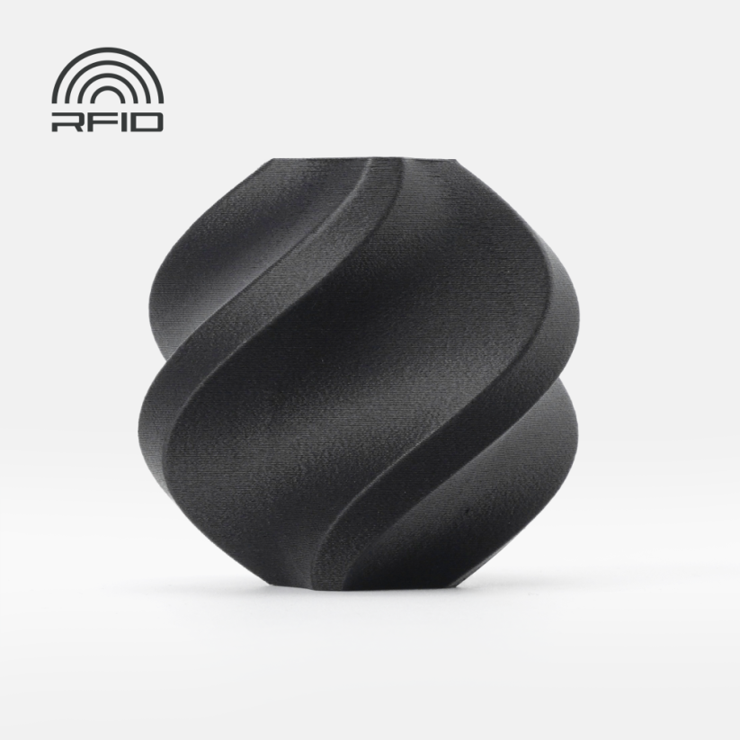 Bambu Lab filament PETG-CF, with spool, 1kg | Černá - Black