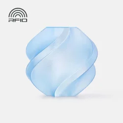 Bambu Lab Filament PETG Translucent 1kg, with spool | Modrá - Light Blue