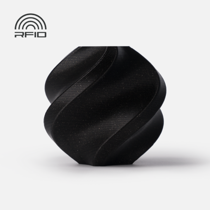 Bambu Lab PLA Sparkle with spool, 1kg | Černá - Onyx Black