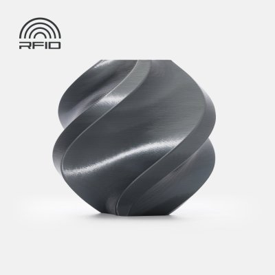 Bambu Lab PLA Silk+ Refill, 1kg | Sivá - Titan Gray