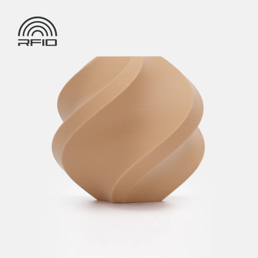 Bambu Lab Filament PLA Matte 1kg, ReFill | Hnědá - Caramel