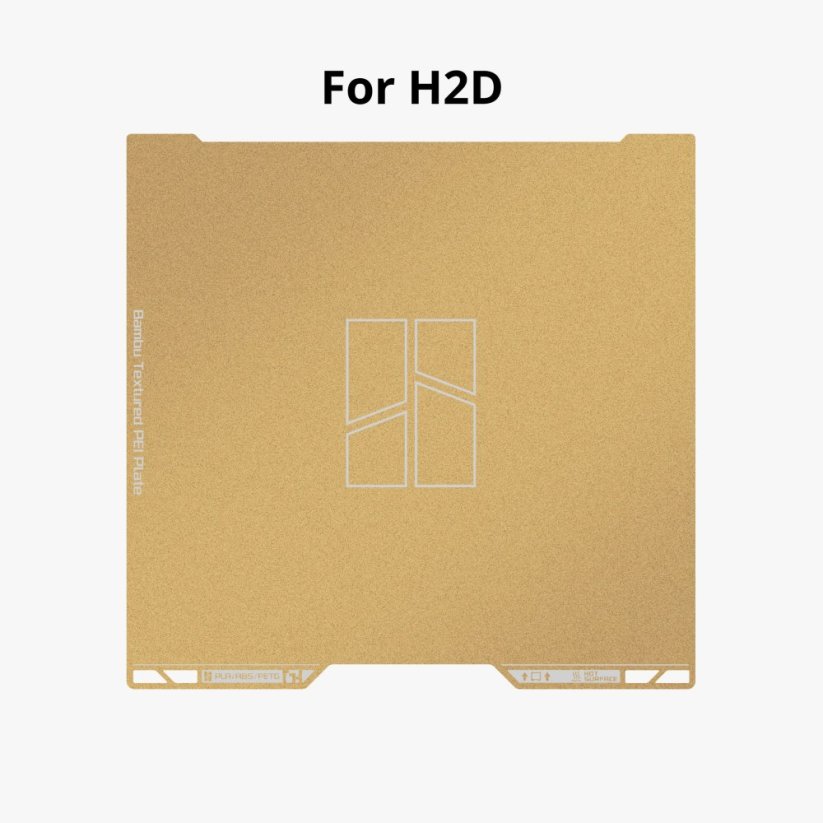 Bambu Lab Textured PEI Plate | H2S, H2D, H2D Laser
