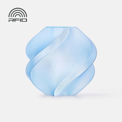 Bambu Lab Filament PETG Translucent 1kg, Refill | Modrá - Light Blue