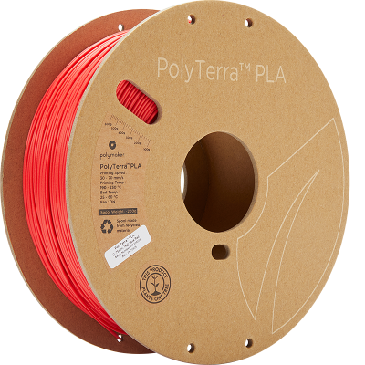 Polymaker PolyTerra PLA 1.75mm 1kg | Red - Lava Red