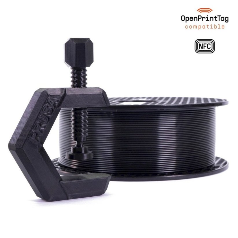 Prusament PETG 1.75mm 1kg NFC | Černá - Jet Black