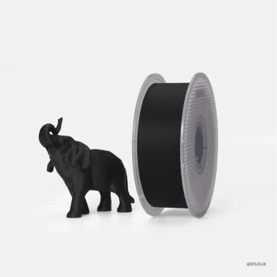 Bambu Lab PLA-CF 1kg, with spool | Black