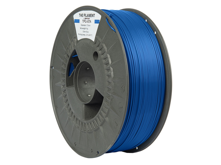 Filament "The Filament" TPU-87A 1.75mm BLUE  1kg