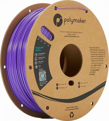 Polymaker PolyLite PETG 1.75mm 1kg | Fialová - Purple