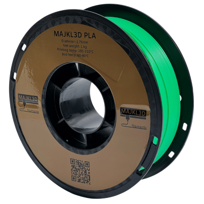 Majkl3D-Filaments PLA 1.75mm 1kg | Zelená