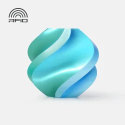 Bambu Lab PLA Silk Multi-Color with spool, 1kg | Hawaii (Blue-Green)