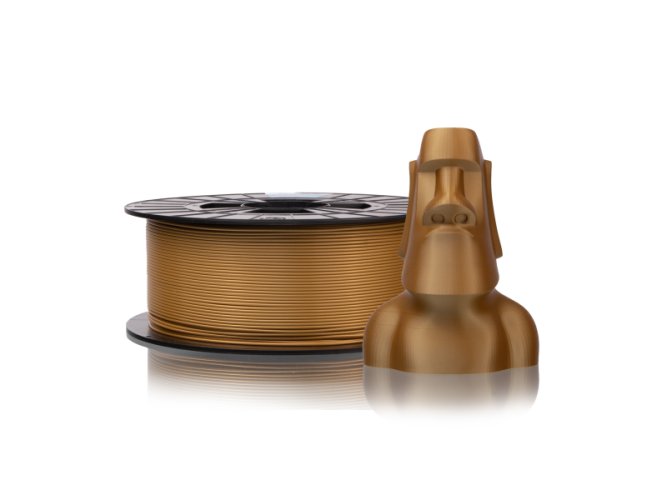Filament-PM PLA 1.75mm 1kg | více barev - Barva filamentu, Plasty Mladeč: Zlatá
