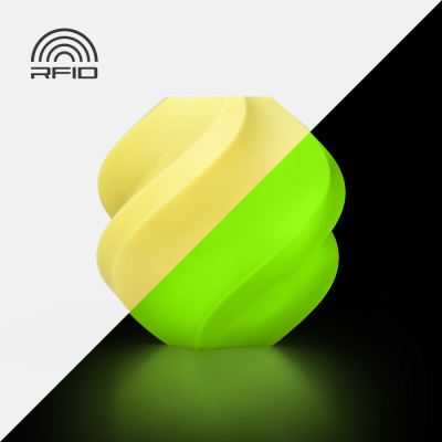 Bambu Lab Filament PLA Glow, with spool, 1kg | Yellow - Žlutá