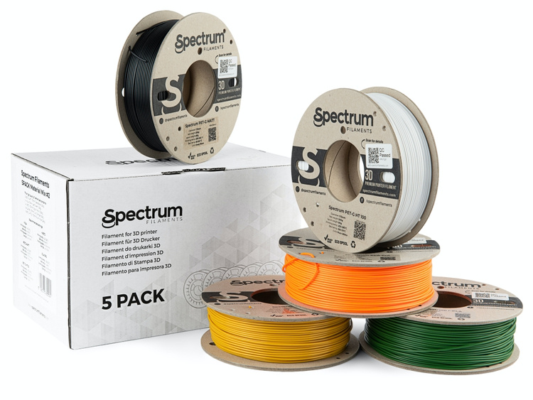 Spectrum filament 5PACK Materials Mix #2 1.75mm (5x 0.25kg)