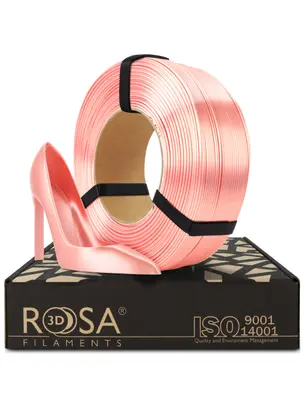 Rosa3D Filament PLA Silk 1.75, 1kg, ReFill | Růžová - Rose Gold