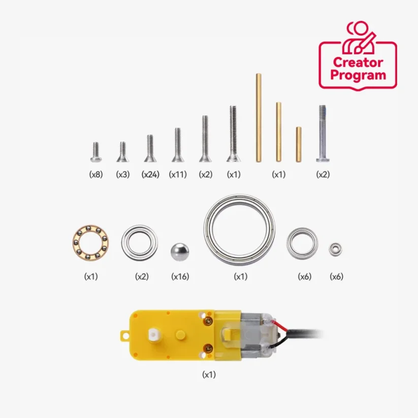 Bambu Lab Triple-axis Tourbillon Model Components Kit 007