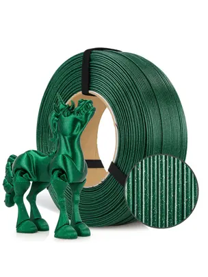 Rosa3D Filament PLA Galaxy 1.75, 1kg, Refill | Zelená - Emerald Green