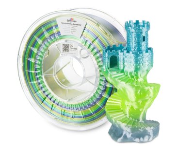 Spectrum filament PLA Silk Rainbow 1.75mm 1kg | Frost Gloss