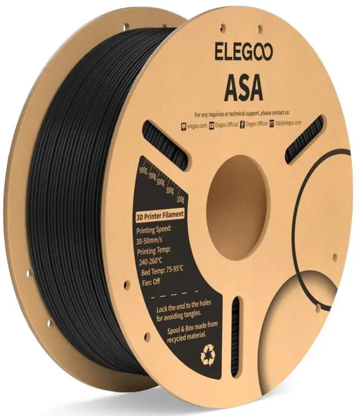 Elegoo Filament ASA, 1kg | Black