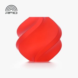 Bambu Lab Filament PLA Translucent 1kg, with spool | Červená - Red