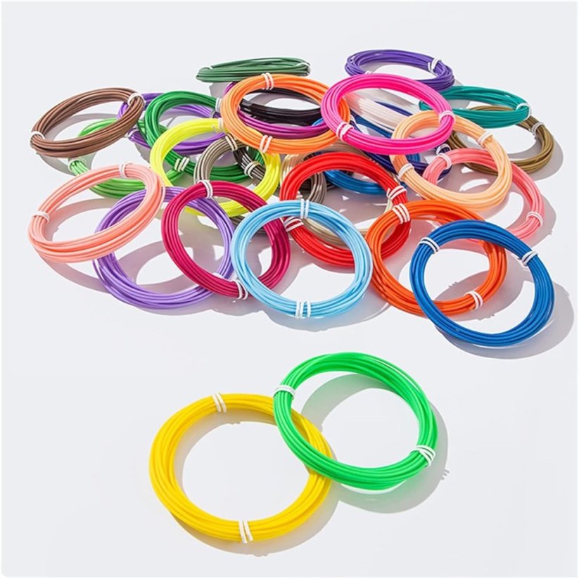 Náhradný filament do 3D pera – 100 m, 1,75 mm, mix farieb