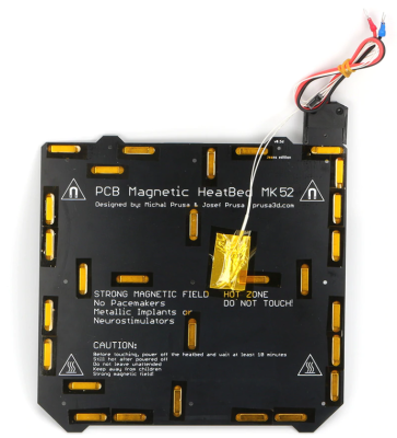 Vyhrievaná magnetická podložka MK52 pre Prusa MK3/MK3S, 24V