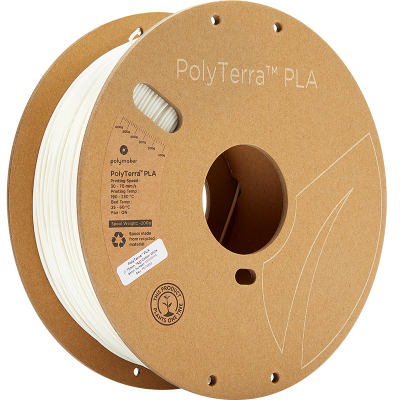 Polymaker Panchroma (PolyTerra) PLA 1.75mm 1kg | Bílá - Cotton White