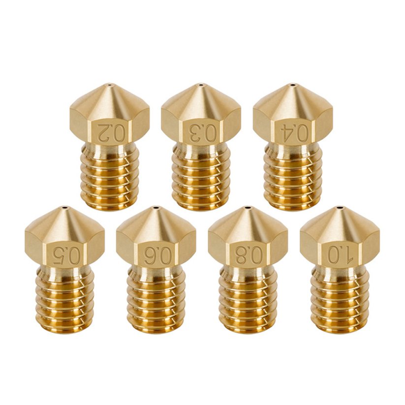 E3DV6 nozzle, brass | Premium 0.3 mm