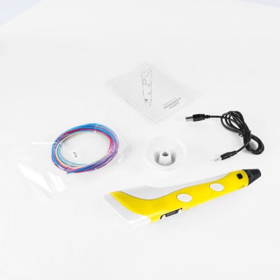 3D pero Basic s LCD displejem | Žlutá