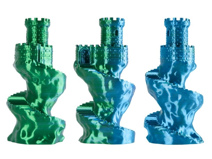 Filament Spectrum PLA Magic SILK 1.75m, 1kg | Lagoon Breeze