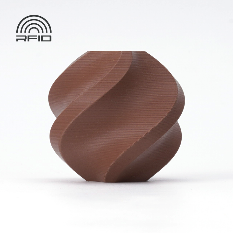 Bambu Lab Filament PLA Matte, with spool, 1kg | Hnědá - Dark Brown