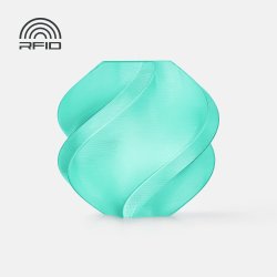 Bambu Lab Filament PETG Translucent 1kg, with spool | Modrozelená - Teal