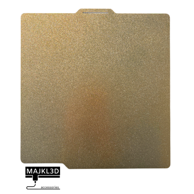 Bambu Lab Dual-Sided Textured PEI Plate, zrnitý, zlatý | klon