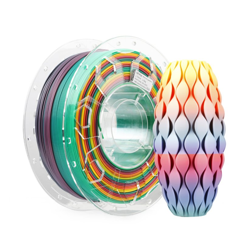Creality CR-PLA Filament 1.75 mm 1 kg |  Rainbow