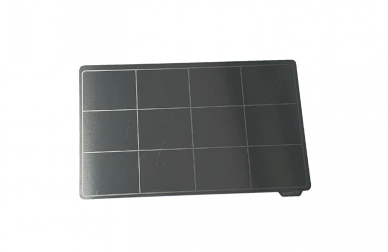 Steel printing plate for resin printers | various sizes - Build Surface Size: 138x78mm