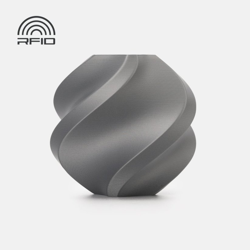 Bambu Lab Filament PLA Tough+ 1kg, with spool | Stříbrná - Silver