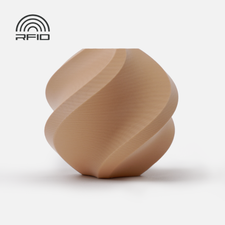 Bambu Lab Filament PLA Matte 1kg, ReFill | Hnědá - Latte Brown
