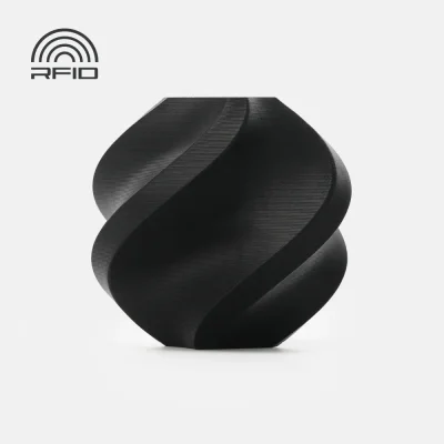 Bambu Lab PETG HF 1kg, with spool | Čierná.- Black